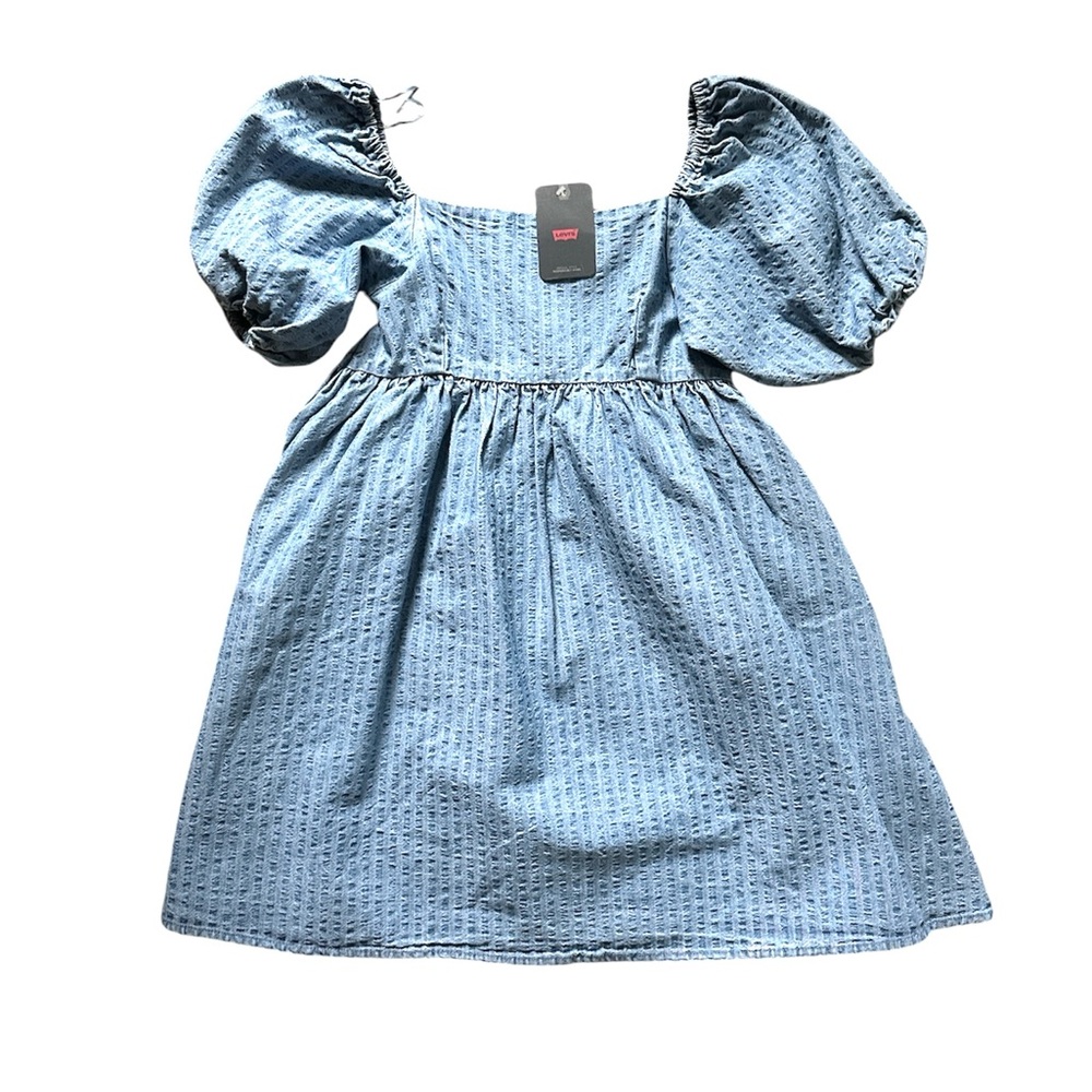 Levi’s Puff Sleeve Denim Dress